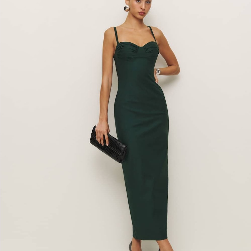 Reformation Stormi Dress Forest size 2